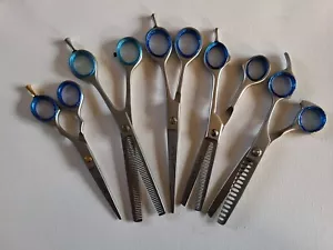 Professional FIVE SUPERB DOG Grooming Scissors & Blenders Groomers No1 Scissors - Picture 1 of 5