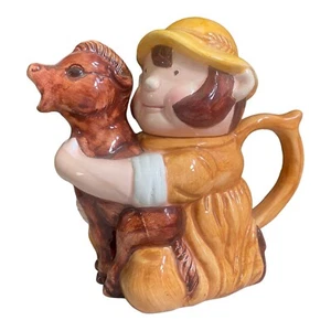 Vintage Ornamental Teapot. Made in China 15cm High 17cm Long - Foto 1 di 10