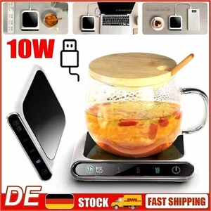 USB Tassenwärmer Kaffeewärmer Heizplatte Untersetzer Kaffee Wärmer Wärmeplatte - Photo 1/13