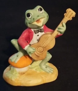 Lefton Ceramic Frog Vintage 2.5” Wide X 3" Tall Kitschy TWR-139 - Picture 1 of 6