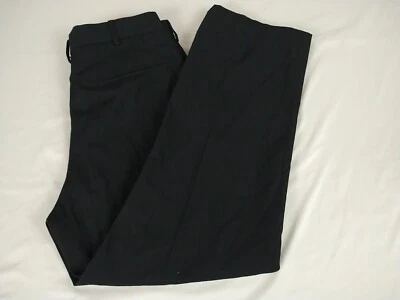 Defense Logistics Agency Pants 33R W35 I28 Black Poly 55%/Wool 45% Workwear  - Image 1 of 4
