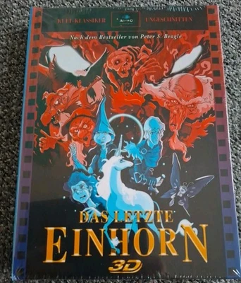 Das Letzte Einhorn - 3D Blu-Ray - Mediabook  + Roter Staub - 2 Discs - NEU/OVP - Bild 1 von 2