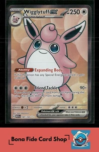Wigglytuff ex #187/165 Pokemon Ultra Rare NM 2023 - Picture 1 of 2