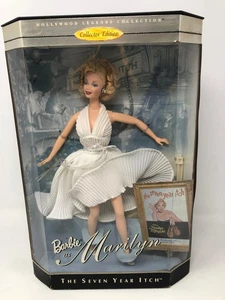 Barbie Pop Culture Marilyn Monroe Seven Year Itch white dress - Afbeelding 1 van 6