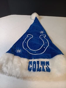 NFL Team Indianapolis Colts Nikolausmütze Sport Fan Bekleidung Urlaub tragbar Cap - Bild 1 von 5