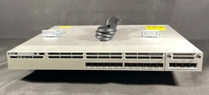 Cisco WS-C3850-12XS-S 12 Port GE SFP+ IP Base Switch - Same Day Shipping - Picture 1 of 5