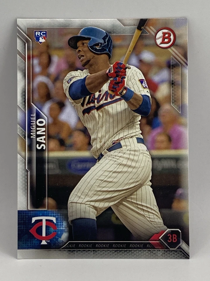 2016 Bowman #140 Miguel Sano RC – Minnesota Twins Rookie Card - Image 1 of 2