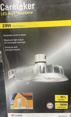 Cooper Caretaker LED Area Light Dusk-to-dawn - Image 1 of 3