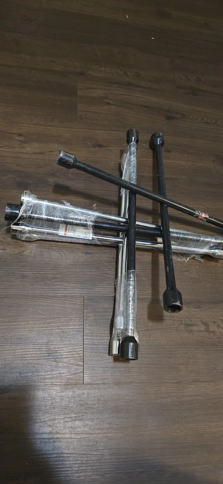 Four Way Tire Iron 4 Way Universal Car Lug Wrench Nut  5pc - Image 1 of 1