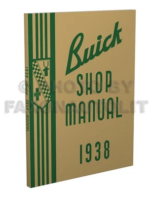 1938 Buick Reparación Tienda Manual 38 Servicio Siglo Limited Roadmaster Special - Imagen 1 de 4