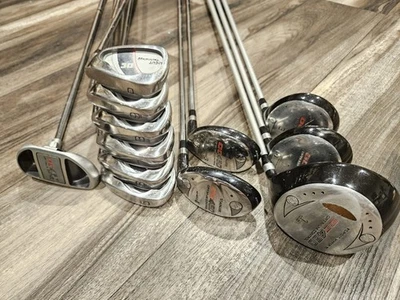 12-pc Set RH Knight OC 460 Graphite Clubs 5-PW, 1-3-5 Woods, 3&4 Hybrids, Putter - Image 1 of 4