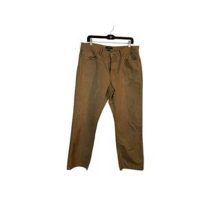 Pantalone uomo Banana Republic taglio dritto marrone kaki taglia 36x30 misto lino - Foto 1 di 4
