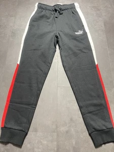 Boys Puma Black Athletic Sweatpants  Size Medium (10-12) F-162 - Picture 1 of 7