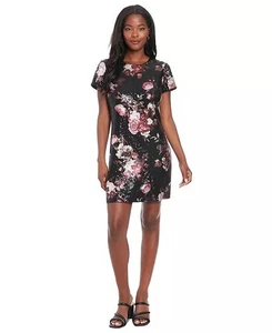 NWT London Times Bloom Sequin Shift Dress 16 - Picture 1 of 10