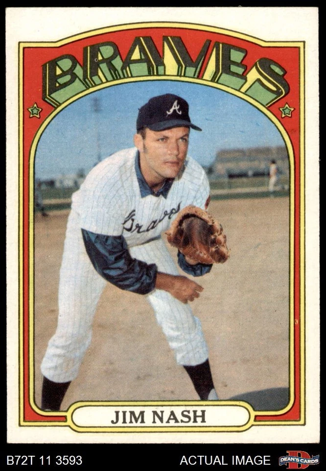 1972 Topps #401 Jim Nash Braves 7.5 - NM+ - Image 1 of 1