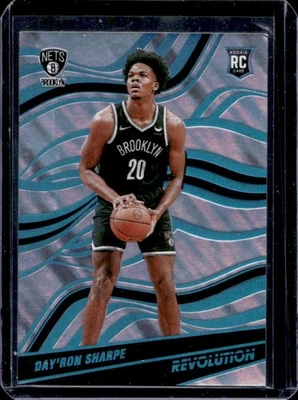 2021-22 Panini Revolution Day Ron Sharpe RC Lava Rookie #9/10 Nets - Image 1 of 2