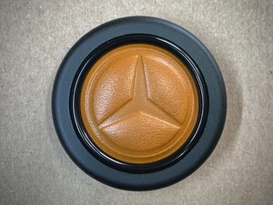Leder Hupenknopf Leather Horn Button for MOMO Lenkrad Mercedes-Benz - Picture 1 of 3