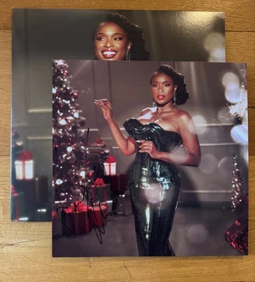 JENNIFER HUDSON -  original signierte Artcard Autogramm signed plus Vinyl - Bild 1 von 3