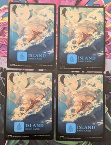 MTG 4 X * FULL  ART* The Lost Caverns Of Ixalan ISLAND NM - Imagen 1 de 1