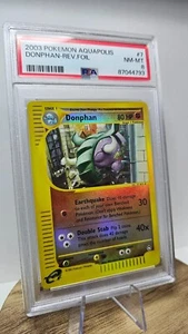 DONPHAN REVERSE HOLO FOIL PSA 8 - 2003 AQUAPOLIS 7/147 - Picture 1 of 3