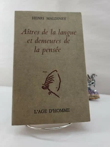 Aîtres de la langue et demeures de la pensée, Henri Maldiney 1975 - Picture 1 of 6