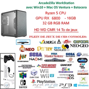 PC/Arcade/Hackintosh:Ryzen5+32GB RAM+RX 6800 avec Win+Mac+14To Batocera/Retrobat - Bild 1 von 1