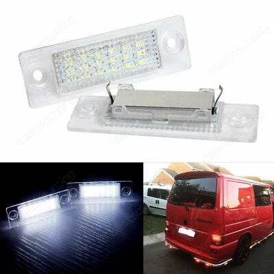 VW Touran Caddy Golf Plus Skoda Jetta Passat T5 LED License Number Plate Light - Image 1 of 4