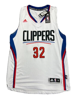 New 2015 Blake Griffin Clippers Size Medium White Rev 30 Adidas Jersey With Tags - Image 1 of 4