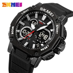 SKMEI Men Sport Watch Electronic Alarm Stopwatch LED Digital Quartz Watches Boys - Picture 1 of 27