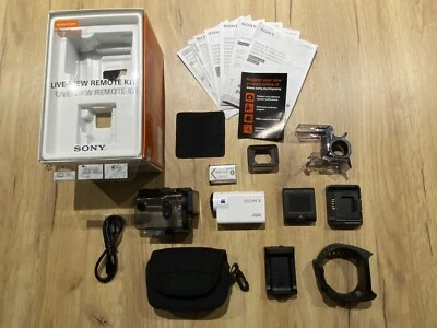 Sony FDR-X3000R Live View Remote Travel Kit Action Cam Camcorder Camera 4K Nice - Image 1 of 4