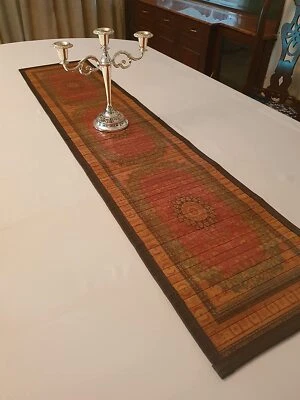 Bamboo Greens  Printed Dining Table Runner (30x135cms) 1 pcs - Image 1 of 4
