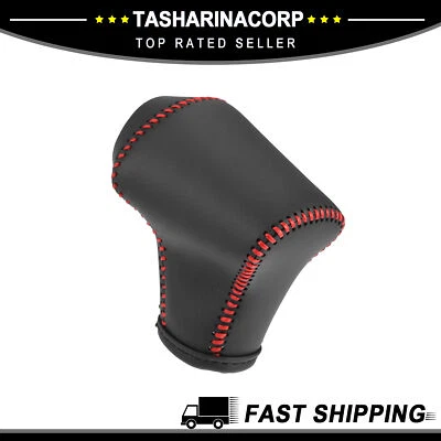 Pieza de 1 cubierta de perilla de cambio de marchas de cuero apta para Kia Rio 4 K2 Sportage 2017 2018 Foto 1 de 4