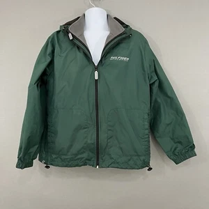 Tommy Hilfiger Jacket Mens Size Medium Forest Green Zipper Lined Windbreaker - Picture 1 of 23