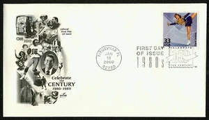 #3190e 33c Figure Skating, Art Craft FDC **ANY 5=FREE SHIPPING** - Picture 1 of 1