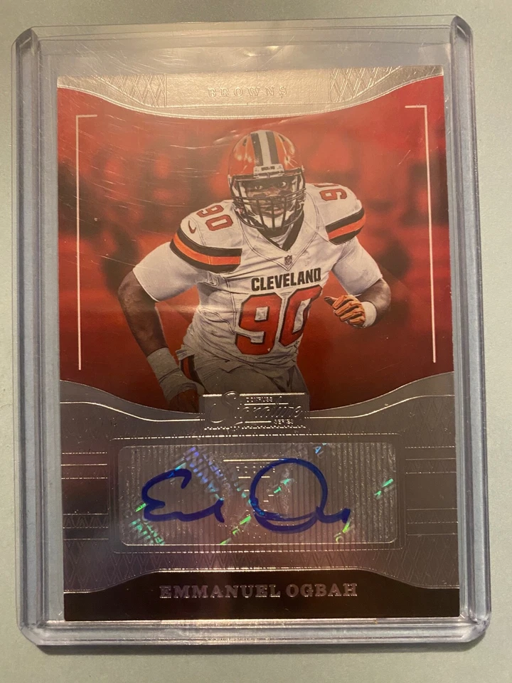 A29,956 - 2016 Donruss Signature Series #220 Emmanuel Ogbah RC Auto - Image 1 of 1