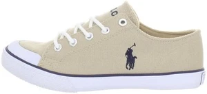 Zapatos de estilo de vida POLO RALPH LAUREN 990244J CHANDLER Jr (M) caqui/lona blanca - Imagen 1 de 4