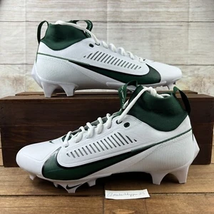 Nike Vapor Edge Pro 360 Mid Football Cleats Green White FJ1581-130 Men Size 9 - Picture 1 of 7