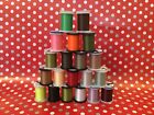 veevus fly tying material job lot 20 rolls 100 m long various colors 12/0