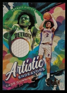Cade Cunningham 2021-22 Panini Court Kings Artistic Endeavors Game Used Rookie - Imagen 1 de 2