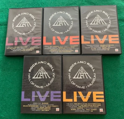 DVD Lot (5) Rock & Roll Hall of Fame Live Time Life - Image 1 of 4