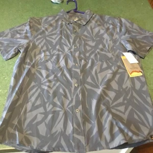Men’s Balance Collection Outdoor Shirt Sz M New With Tags Blue Outer Space - Picture 1 of 5