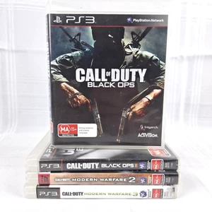 PS3 Call of Duty x4 Bundle Black Ops 1 & 2 Modern Warfare 1 & 2 Sony PlayStation - Picture 1 of 9