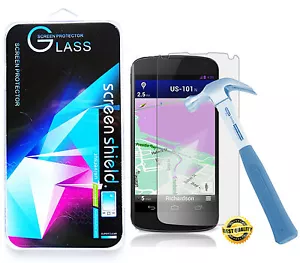 Tempered HD+ Curb Glass Protection Film Heavy Duty Foil For LG Google Nexus 4 - Picture 1 of 5