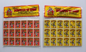 2 Vintage Disney Scratch 'N' Sniff Scented Seals, Sealed, DIS-024EA, DIS-020EA - Picture 1 of 10