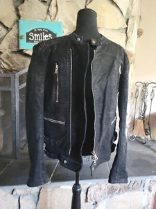 Balmain Paris Moto Jacket Size M - Picture 1 of 7