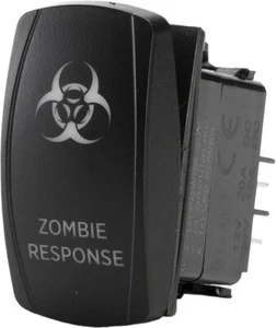 Interruptor basculante iluminado abatible "Zombie Response" SC1-AMB-A23 - Imagen 1 de 1