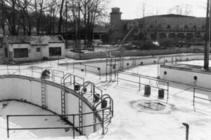 Glen Echo Crystal Pool Empty 4x6 Reprint Of Old Photo - Picture 1 of 1