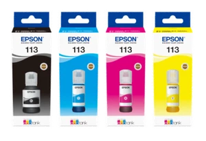 Epson 113 Juego de 4 botellas de tinta originales Epson EcoTank - Imagen 1 de 1