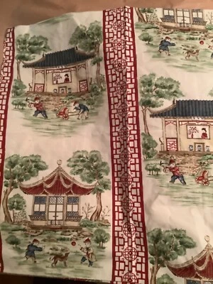 NEW Cowtan & Tout 100% Cotton Imperial Garden Fabric Sample - 25.75” x 25.75” - Image 1 of 4