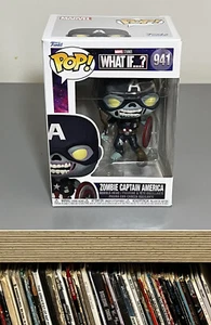 Funko Pop Marvel Studios What If…?: Zombie Captain America Bobble-Head #57375 - Picture 1 of 3